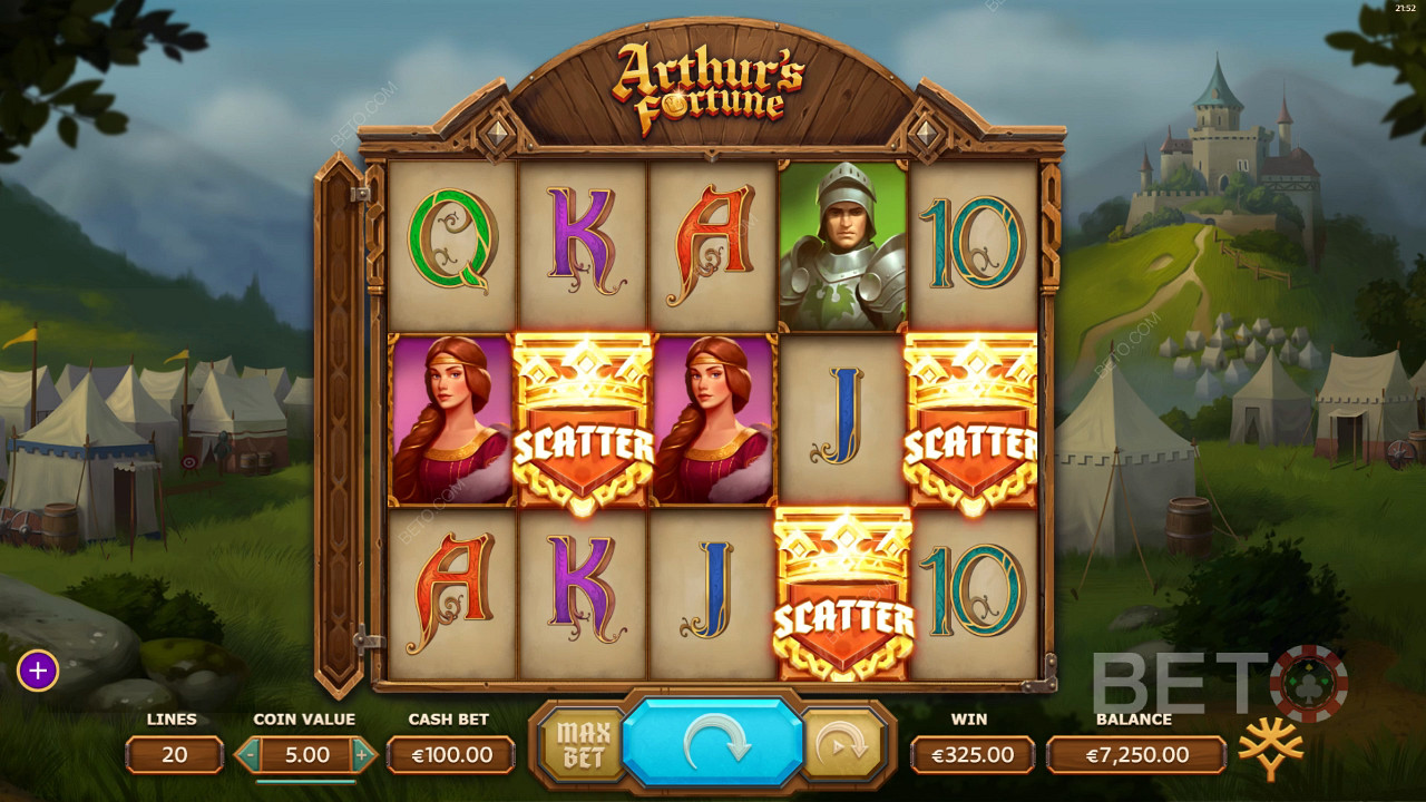 Ulasan Arthurs Fortune oleh BETO Slots