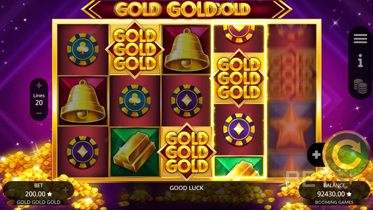 Ulasan Gold Gold Gold oleh BETO Slots
