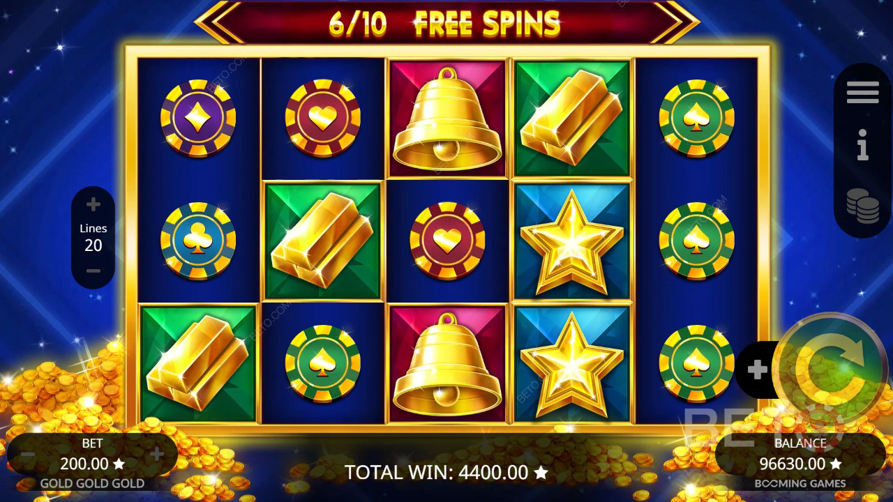 Fitur Bonus Dijelaskan dalam Gold Gold Gold oleh Booming Games