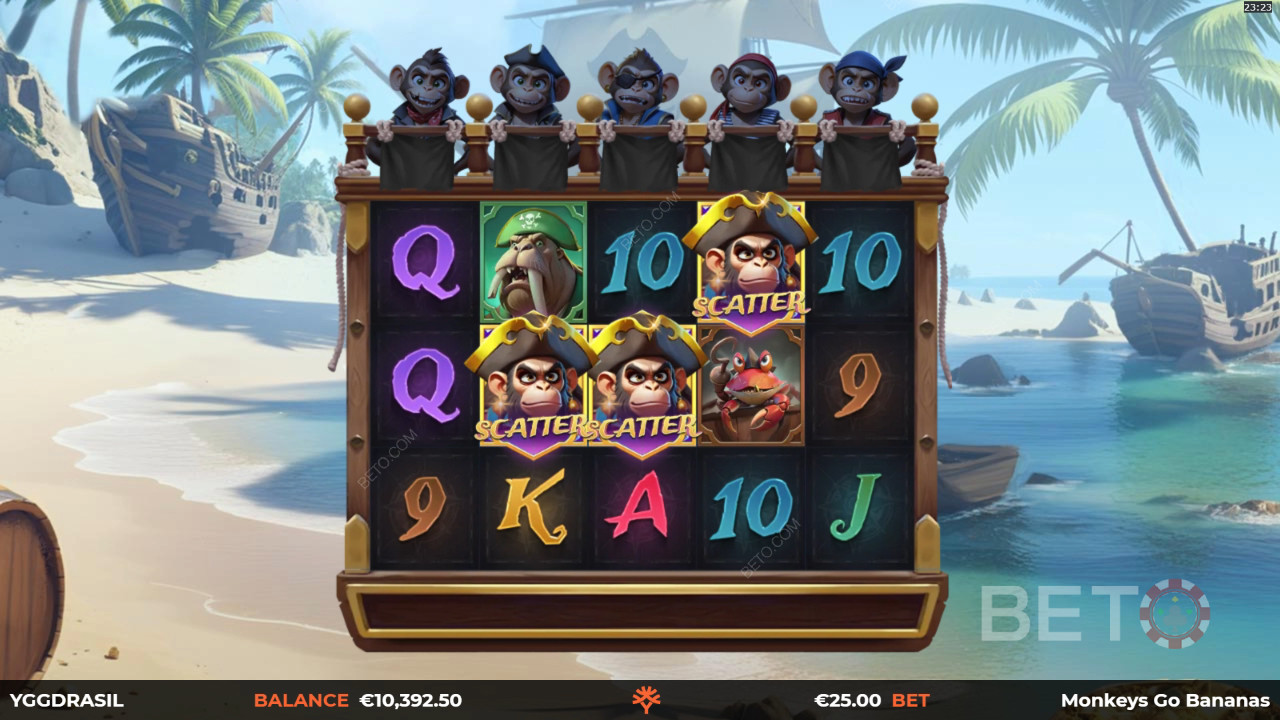 Ulasan Monkeys Go Bananas MultiMax oleh BETO Slots