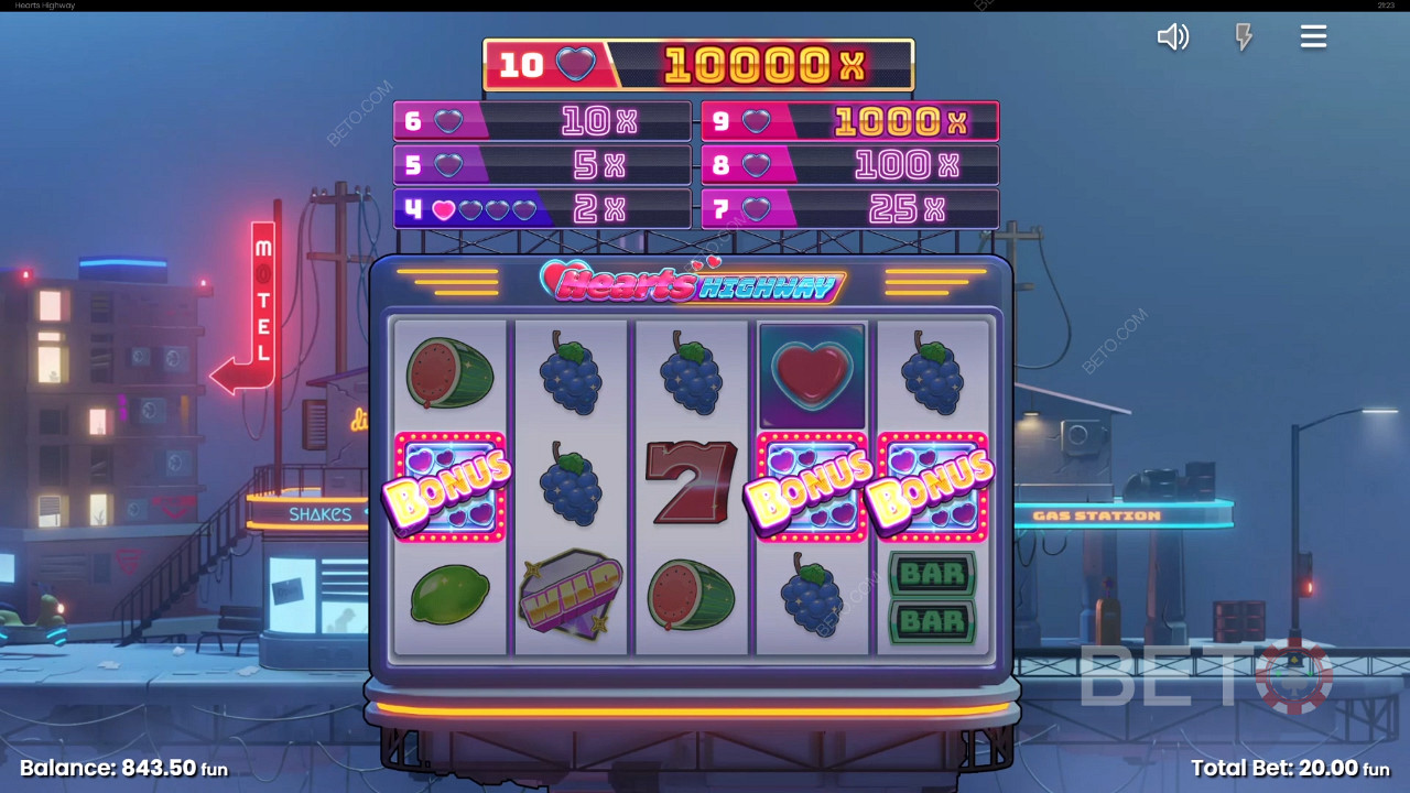 Ulasan Hearts Highway oleh BETO Slots