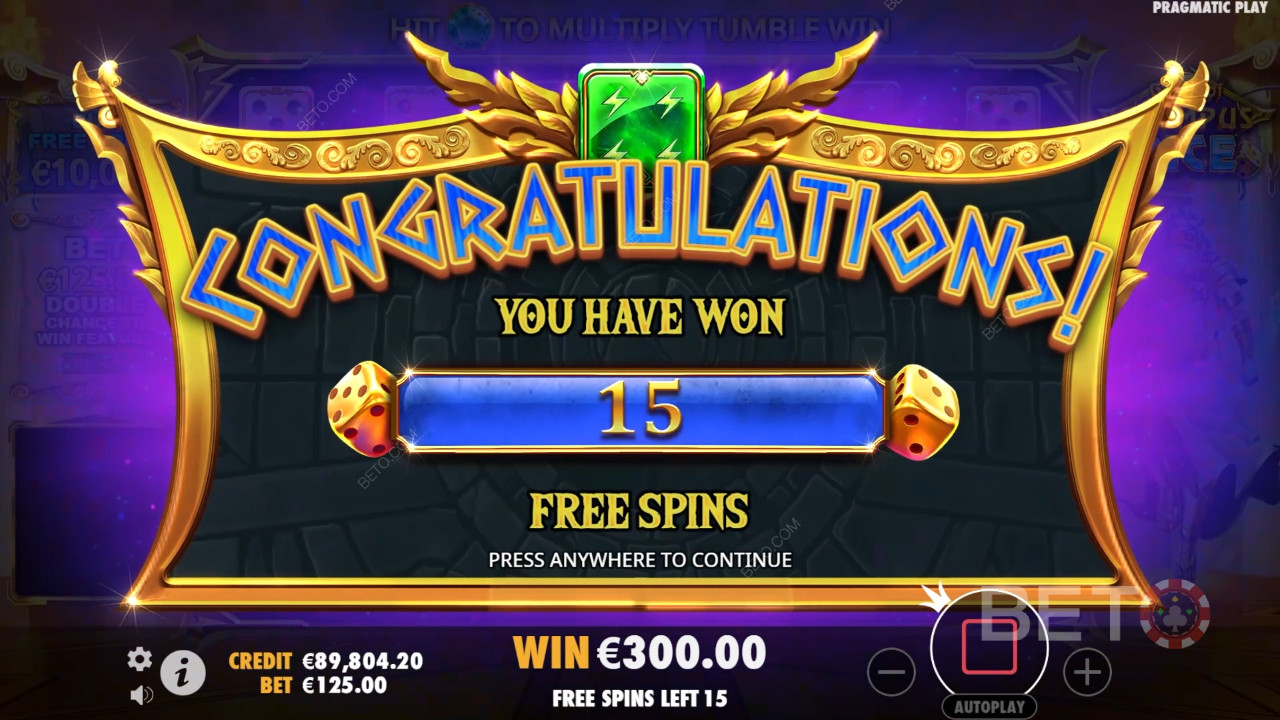 Menangkan 5,000x taruhan Anda di Mesin Slot Dadu Gates of Olympus!