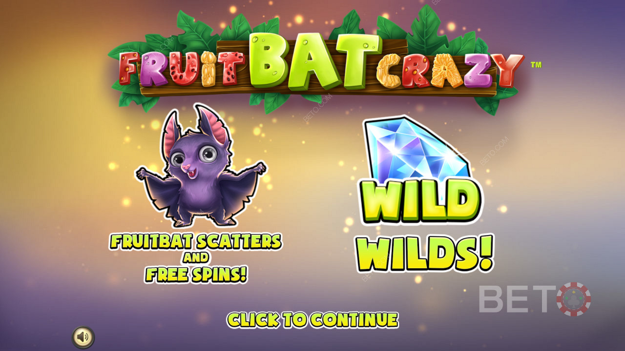 Fruit Bat Crazy - Kelelawar Buah yang lucu memberi Anda banyak kesenangan dengan Wild, Scatters, dan Free Spins