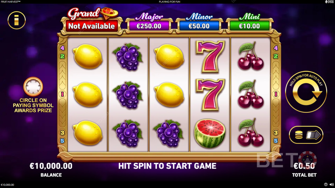 Menangkan 1,250x taruhan Anda di Slot Online Panen Buah!