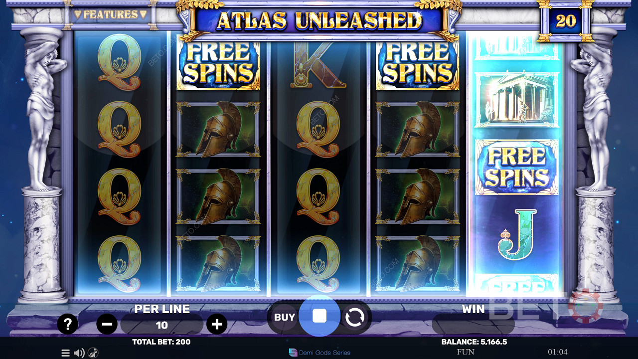 Ulasan Atlas Unleashed oleh BETO Slots