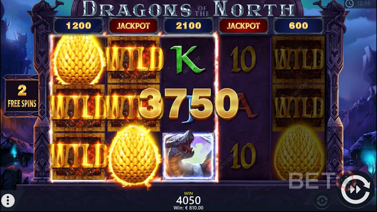 Kemenangan besar di slot online Dragons of the North
