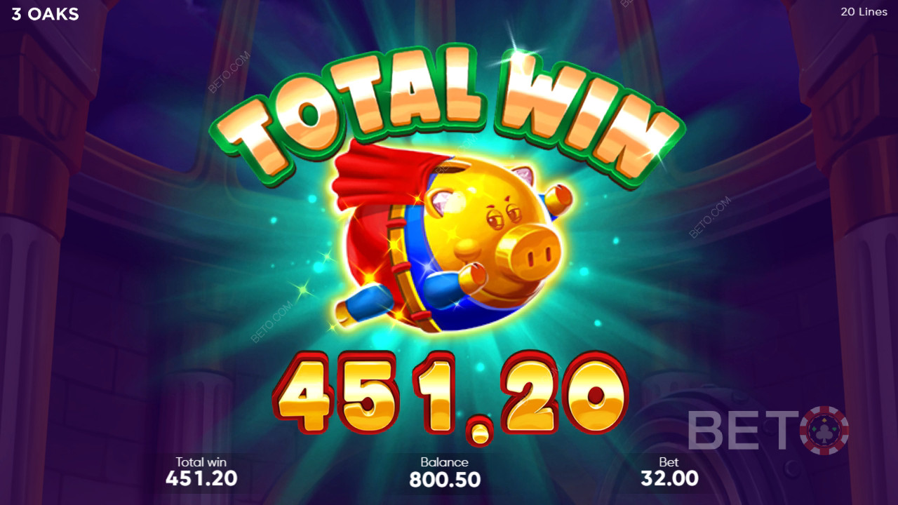 Menangkan 6,750x taruhan Anda di Slot Super Sticky Piggy Online!