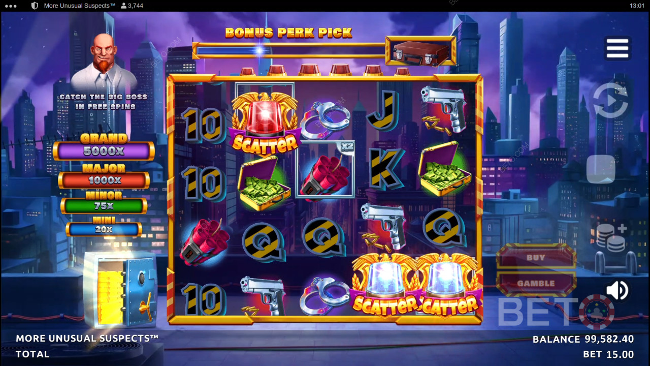 Ulasan Tersangka yang Tidak Biasa oleh BETO Slots