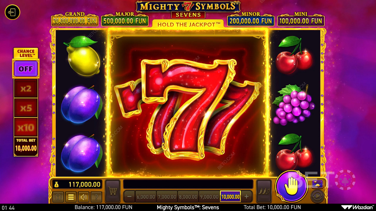 Mighty Symbols: Sevens Main Gratis