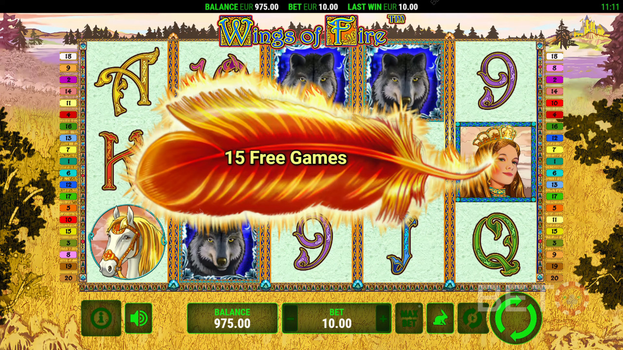 Fitur Bonus Dijelaskan di Wings of Fire oleh Greentube