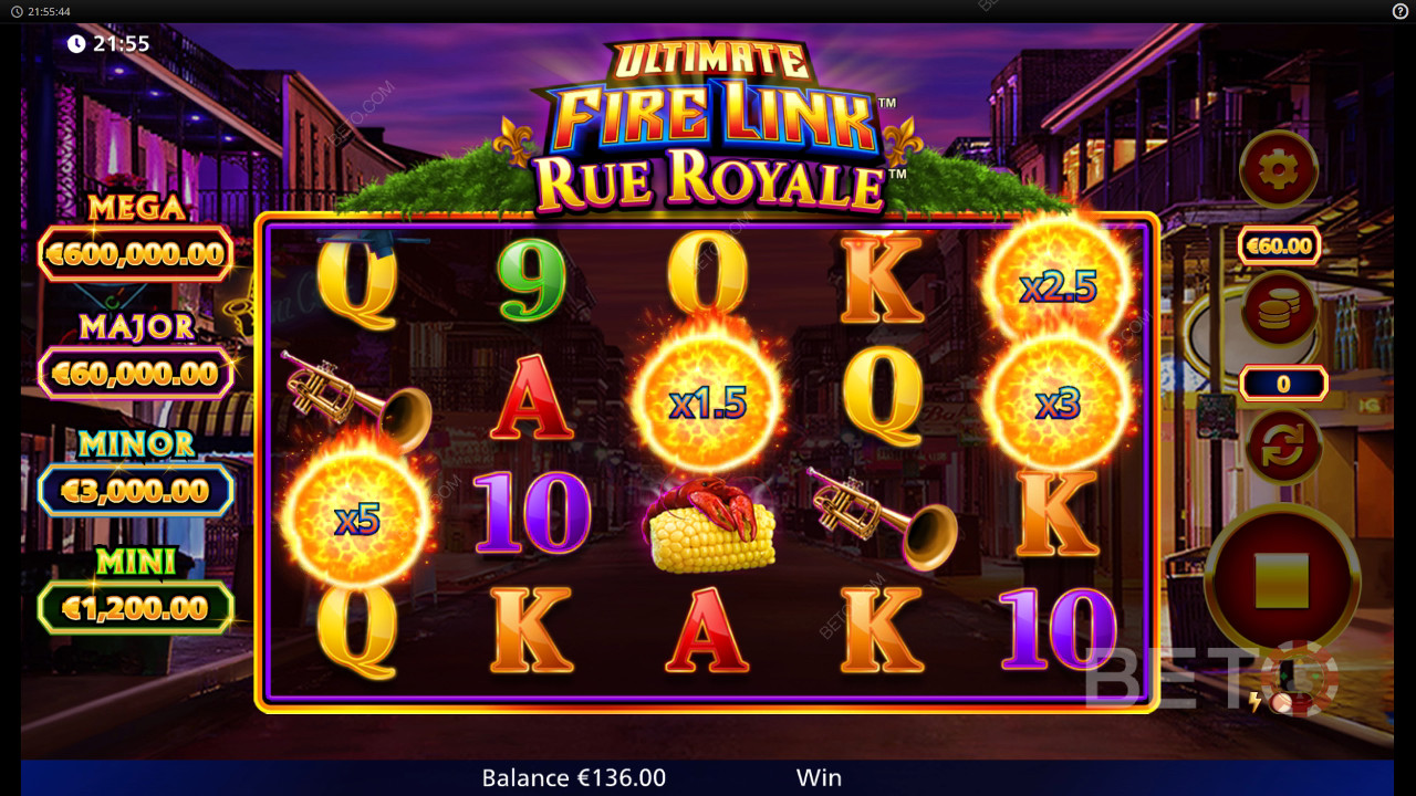 Ulasan Ultimate Fire Link Rue Royale oleh BETO Slots