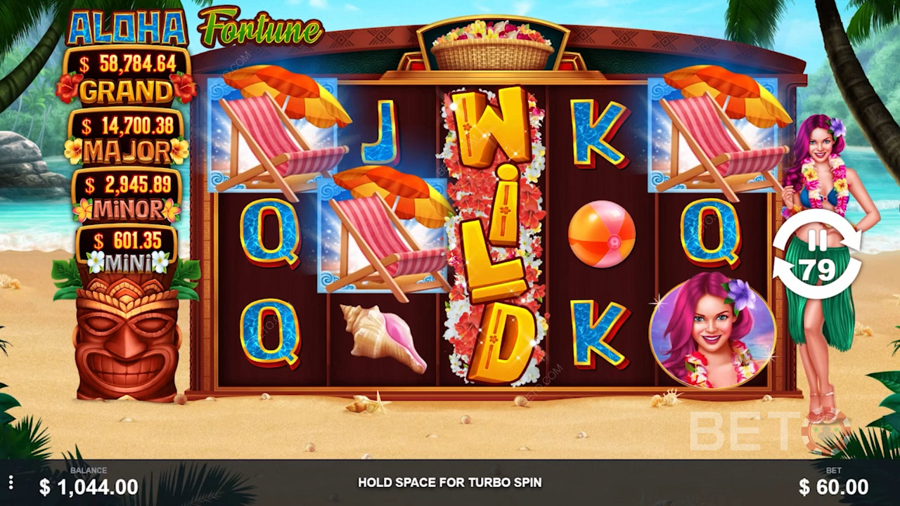 Mesin slot online Aloha Fortune dari Pariplay