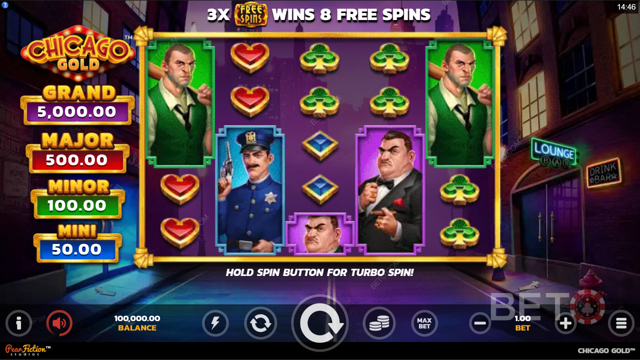 Nikmatitema mafia dan mainkan slot Chicago Gold