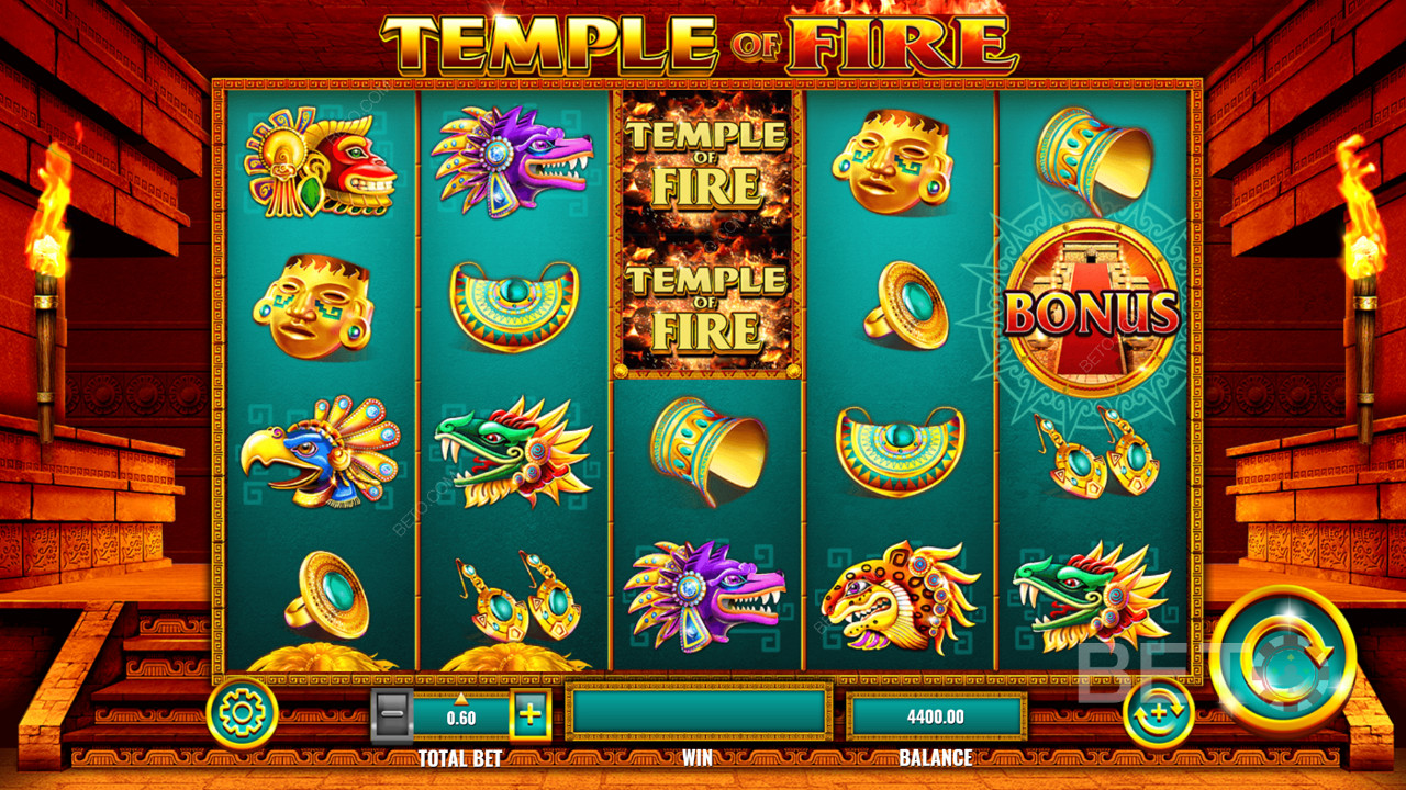 Slot video Temple of Fire