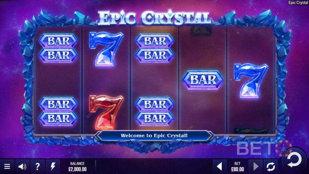 Visual yang imersif dari Epic Crystal