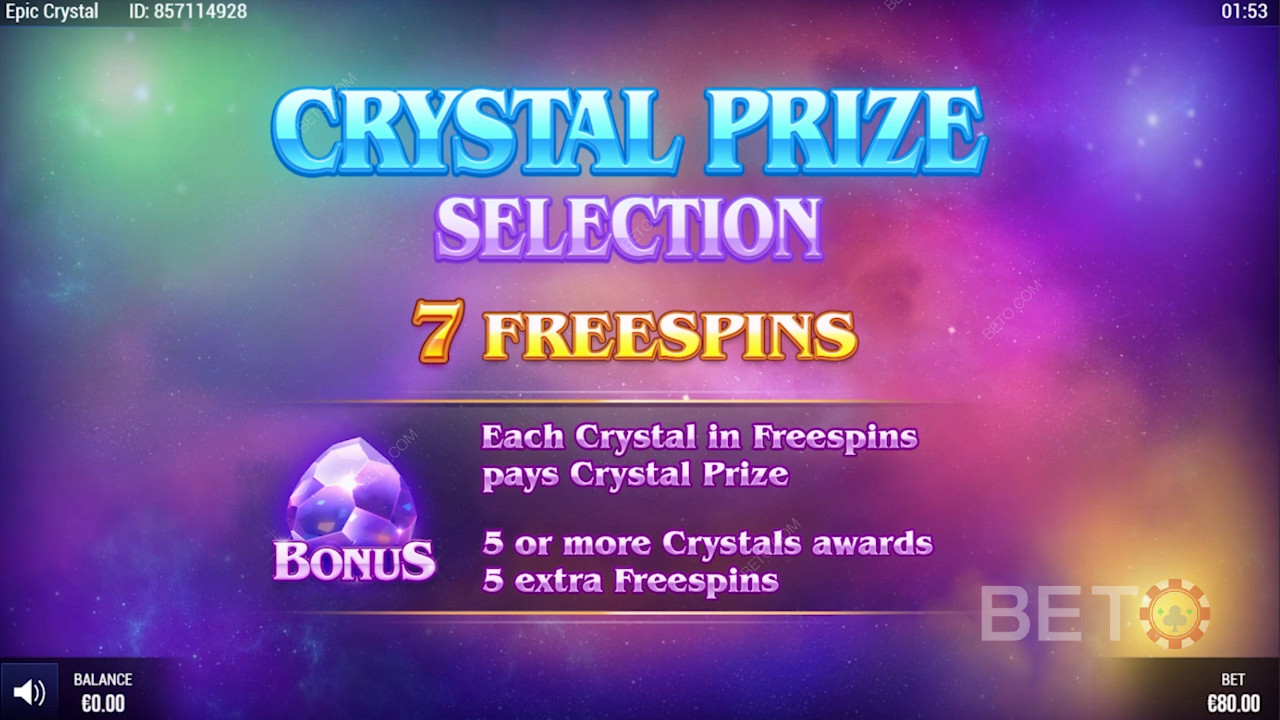 Putaran Gratis Khusus Epic Crystal