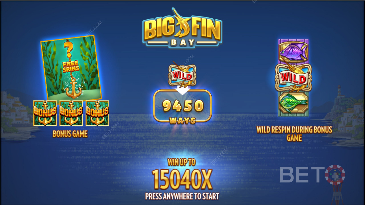 Peluncuran slot video Big Fin Bay