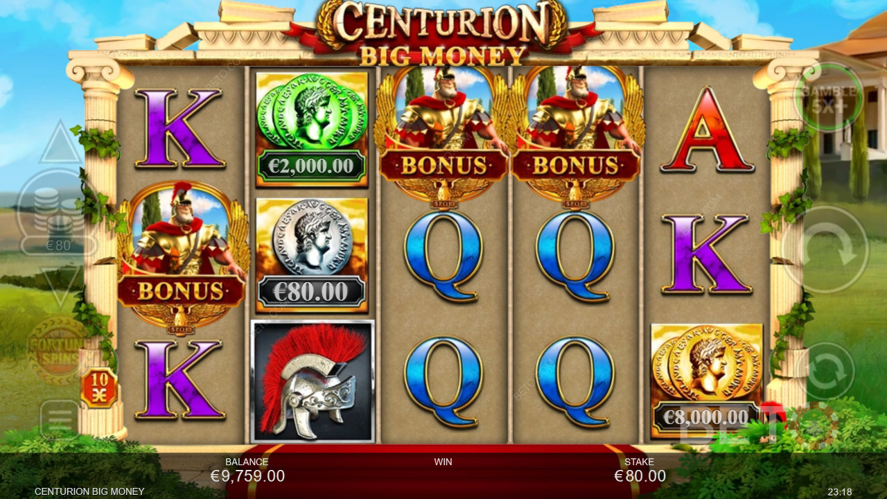 Ulasan Uang Besar Centurion oleh BETO Slots