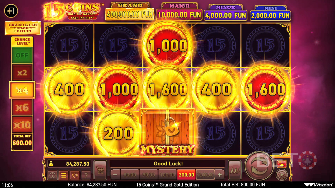 Ulasan 15 Koin Edisi Grand Gold oleh BETO Slots
