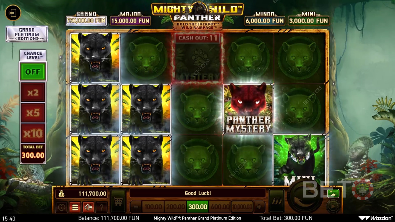 Ulasan Mighty Wild: Panther Grand Platinum Edition oleh BETO Slots