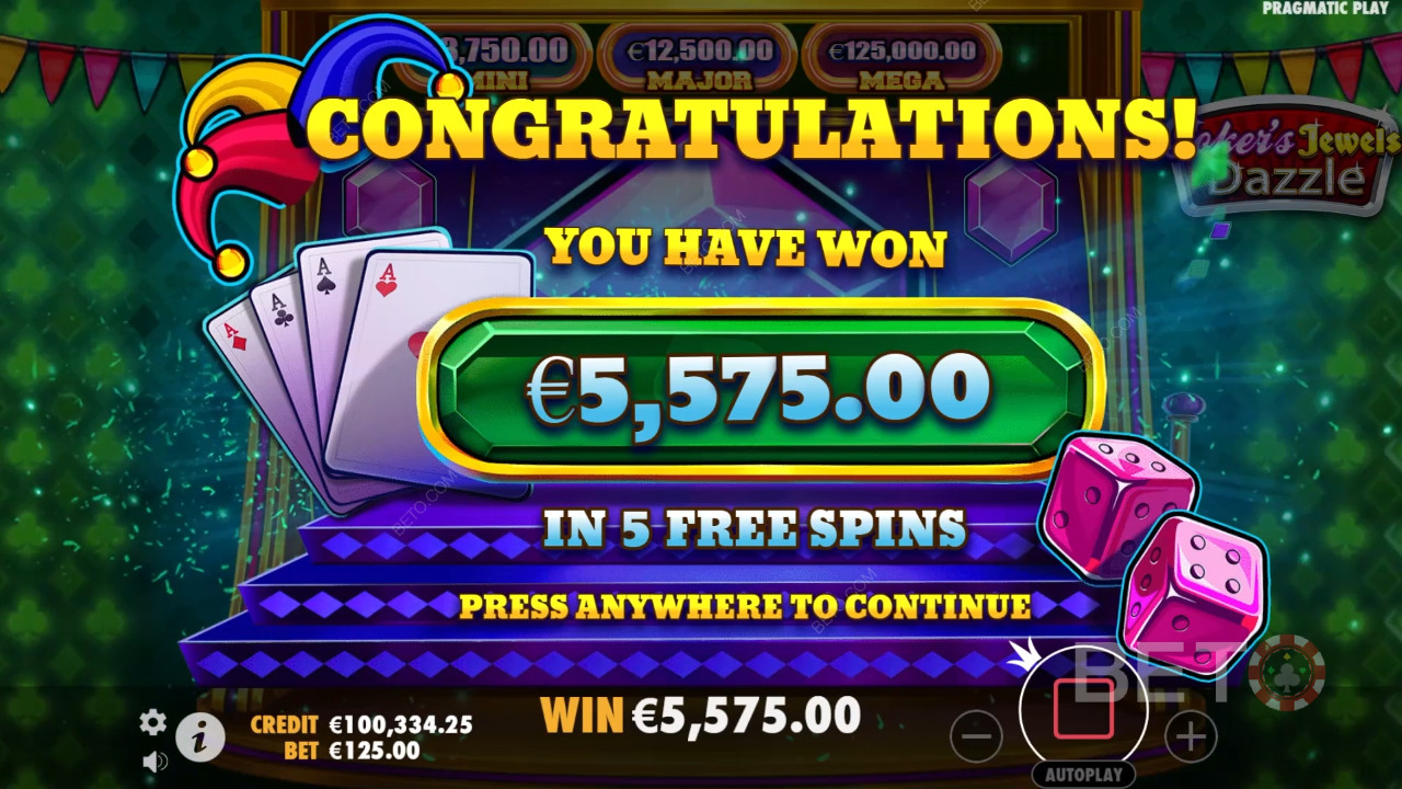 Menangkan 2,000x taruhan Anda di Slot Online Joker