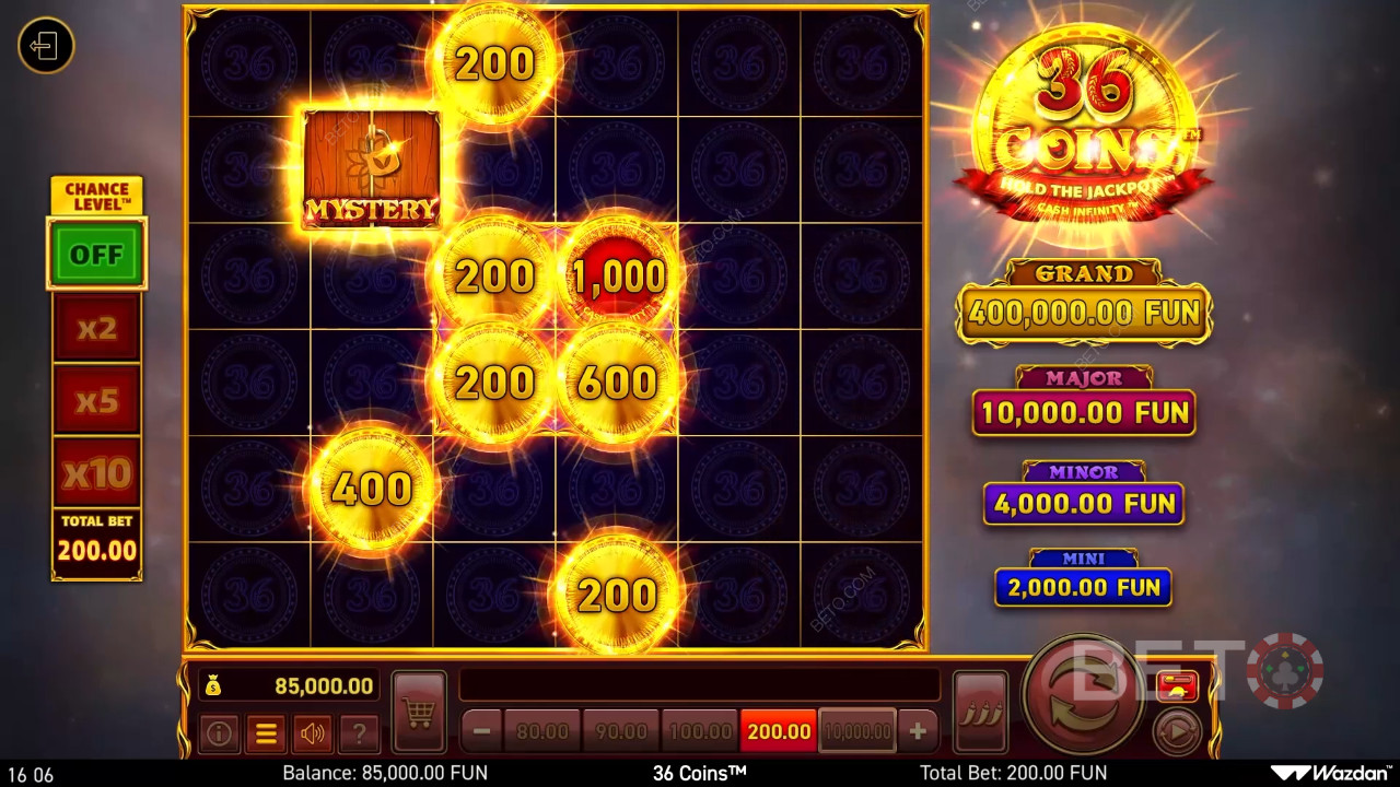 Ulasan 36 Koin oleh BETO Slots