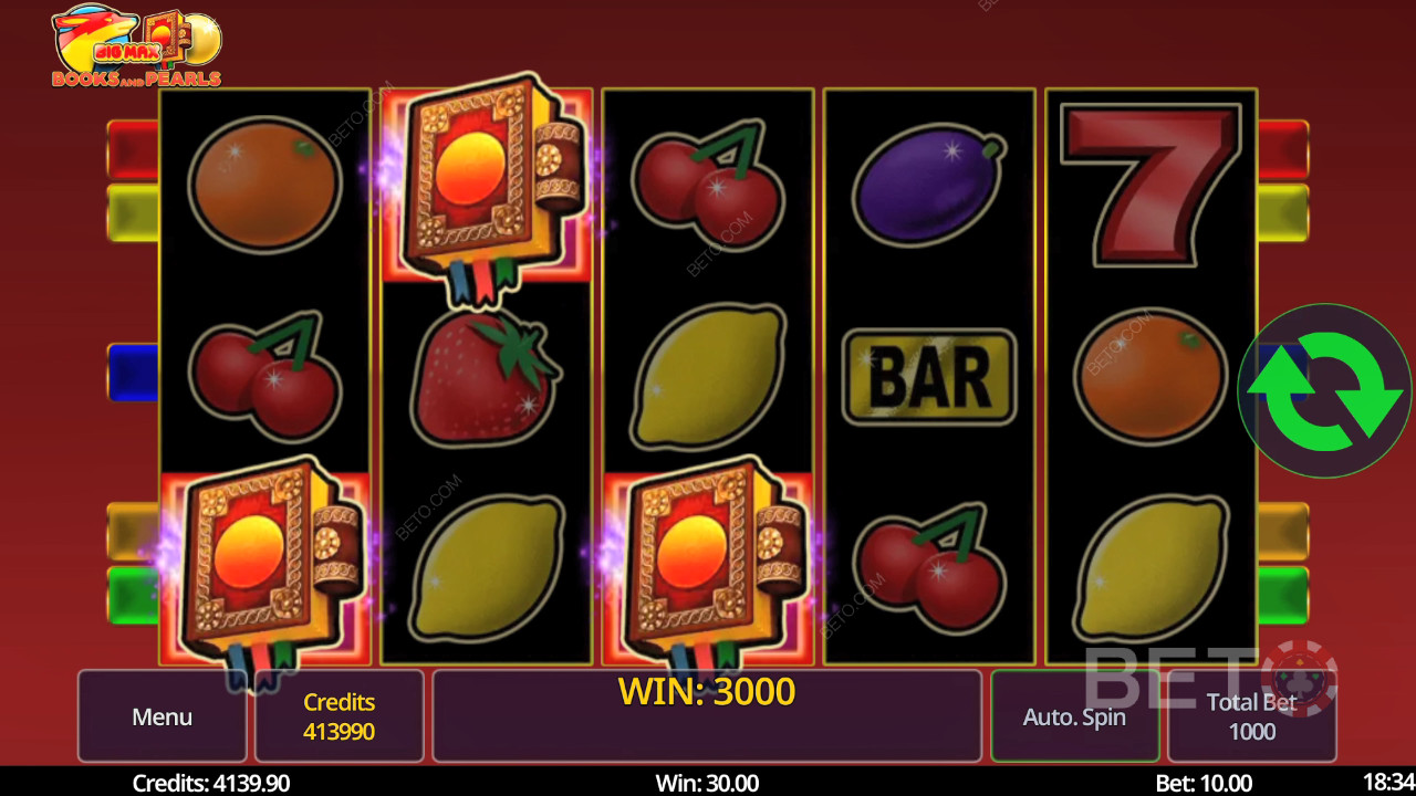 Ulasan Big Max Books dan Mutiara oleh BETO Slots