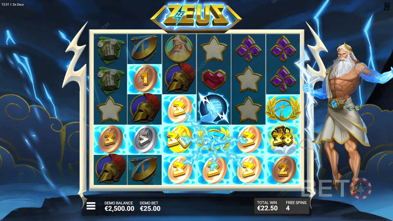 Fitur Bonus Dijelaskan di Ze Zeus oleh Hacksaw Gaming