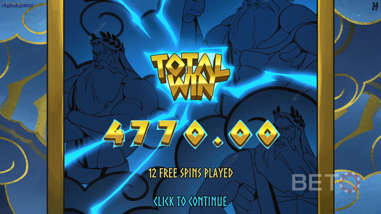 Menangkan 10,000x taruhan Anda di Slot Video Ze Zeus!