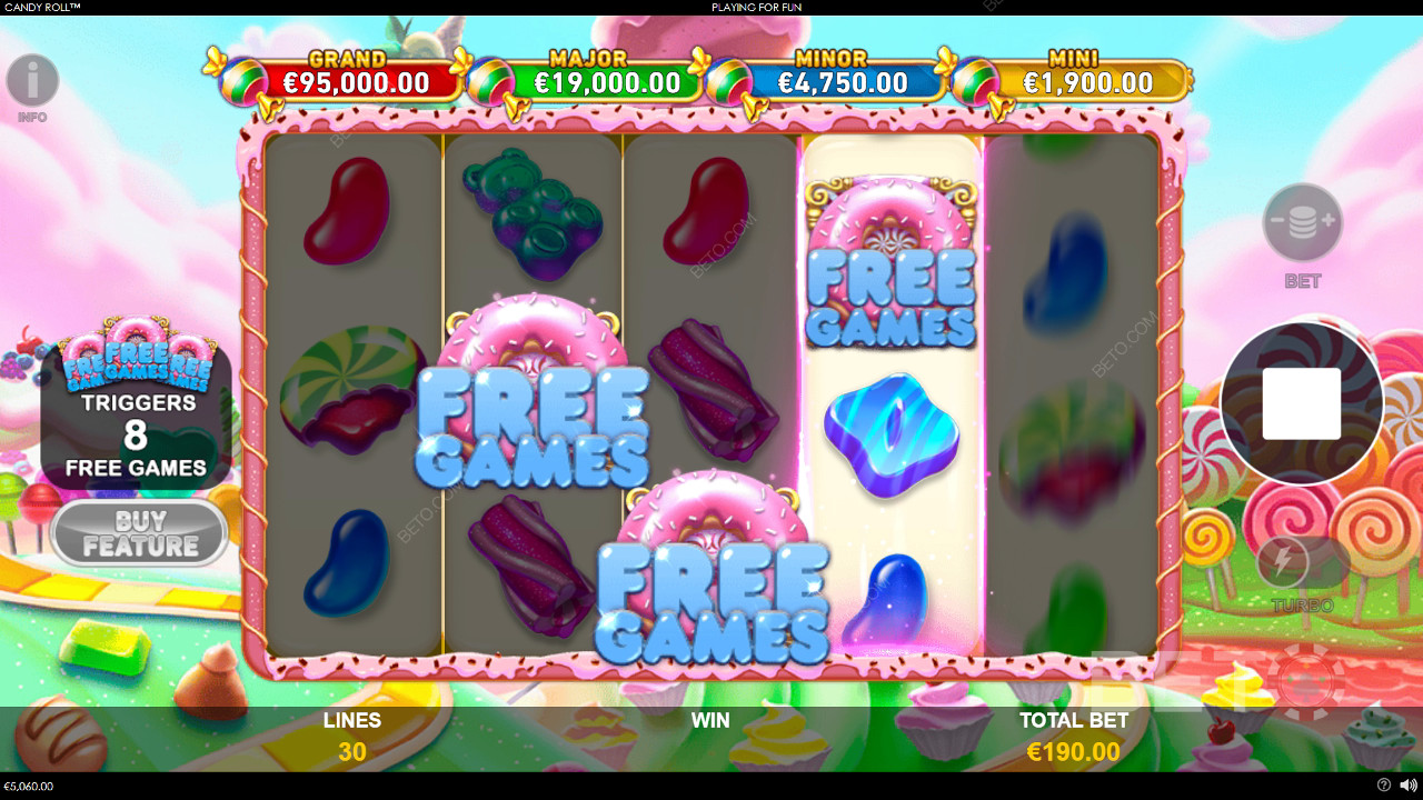Ulasan Candy Roll oleh BETO Slots