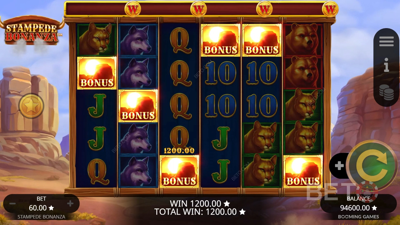 Ulasan Stampede Bonanza oleh BETO Slots