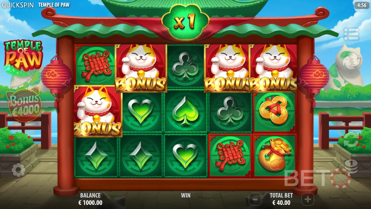 Ulasan Temple of Paw oleh BETO Slots