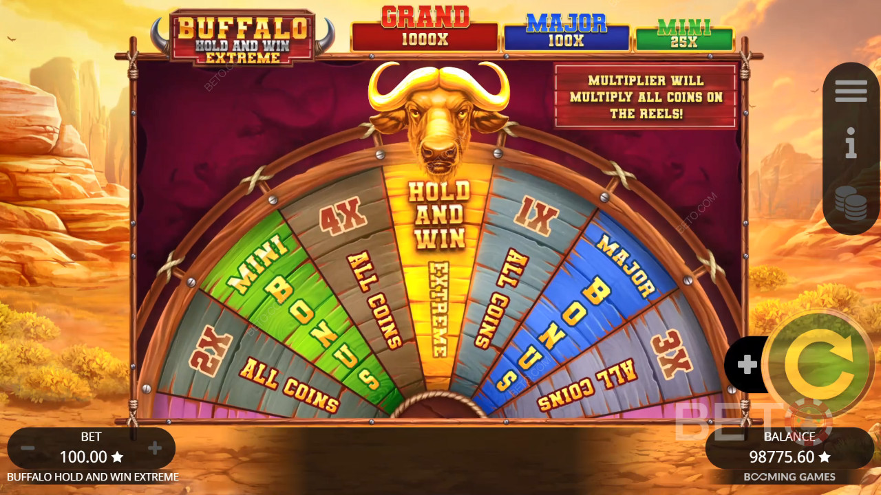 Buffalo Hold and Win Extreme Review oleh BETO Slots