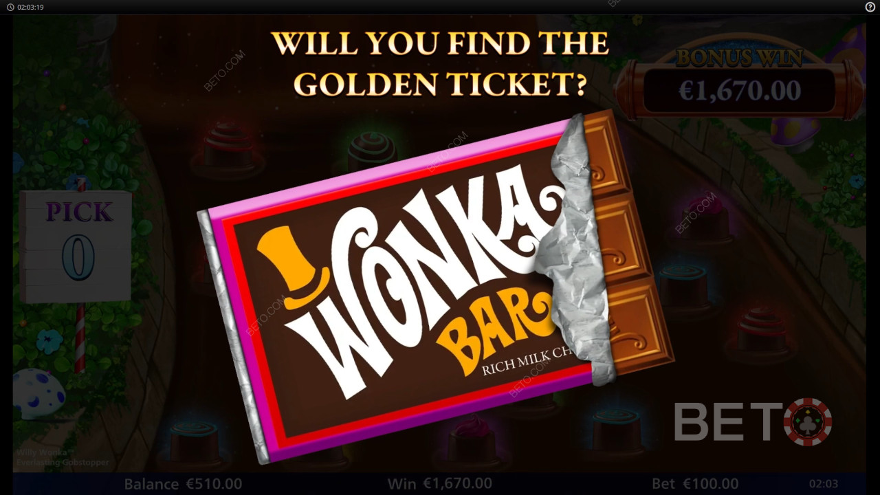 Putusan untuk Slot Online Willy Wonka Everlasting Gobstopper