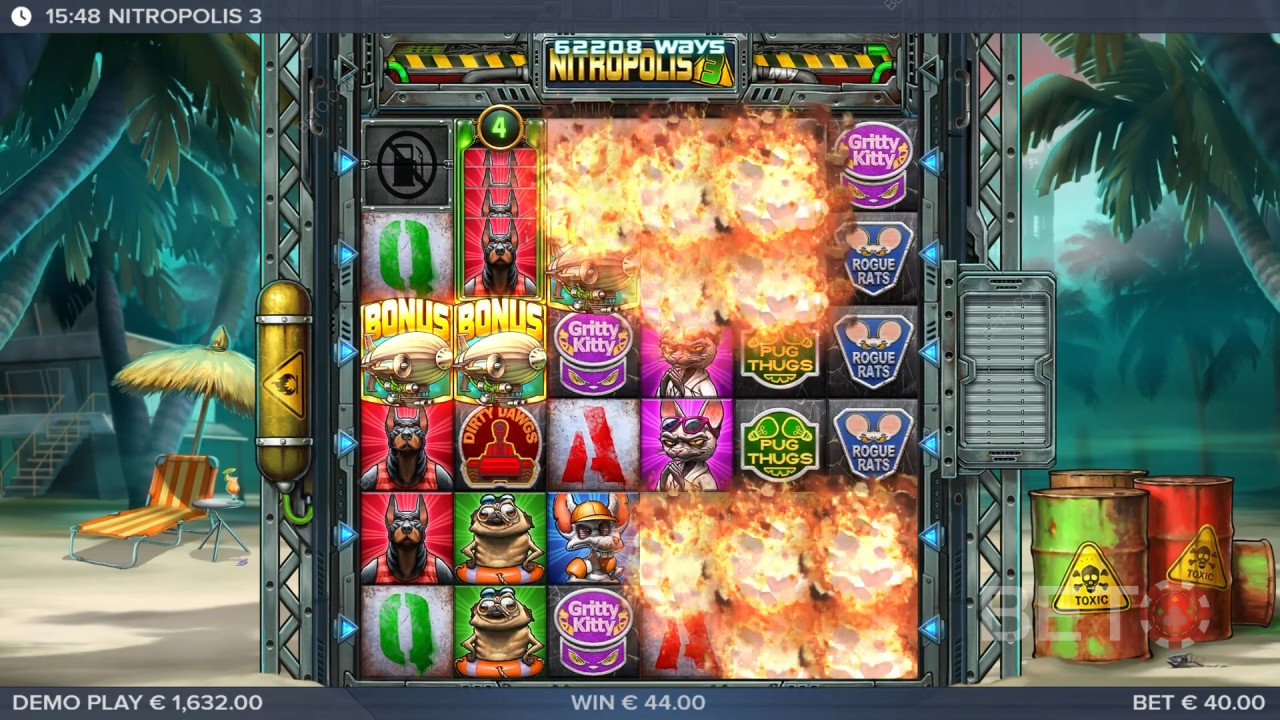 Ulasan Nitropolis 3 oleh BETO Slots