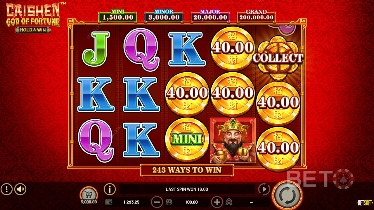 Ulasan Caishen God of Fortune oleh BETO Slots