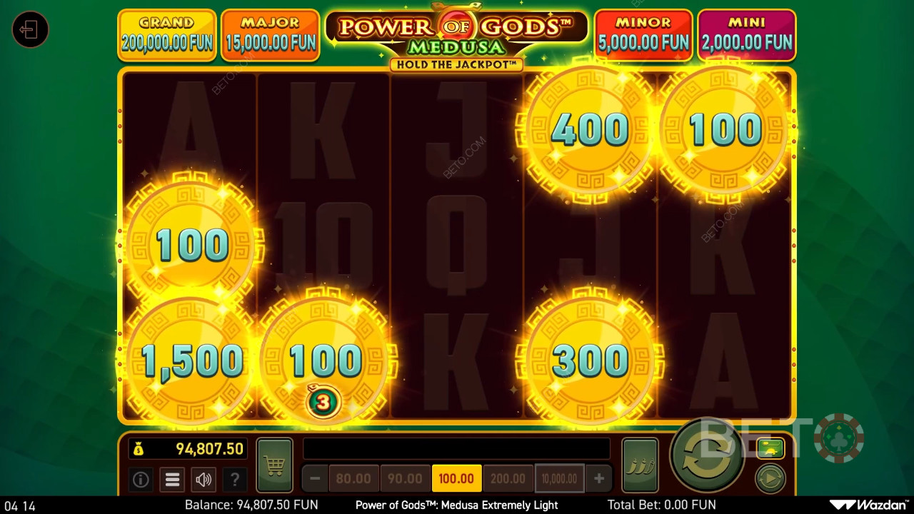 Power of Gods: Ulasan Medusa Sangat Ringan oleh BETO Slots