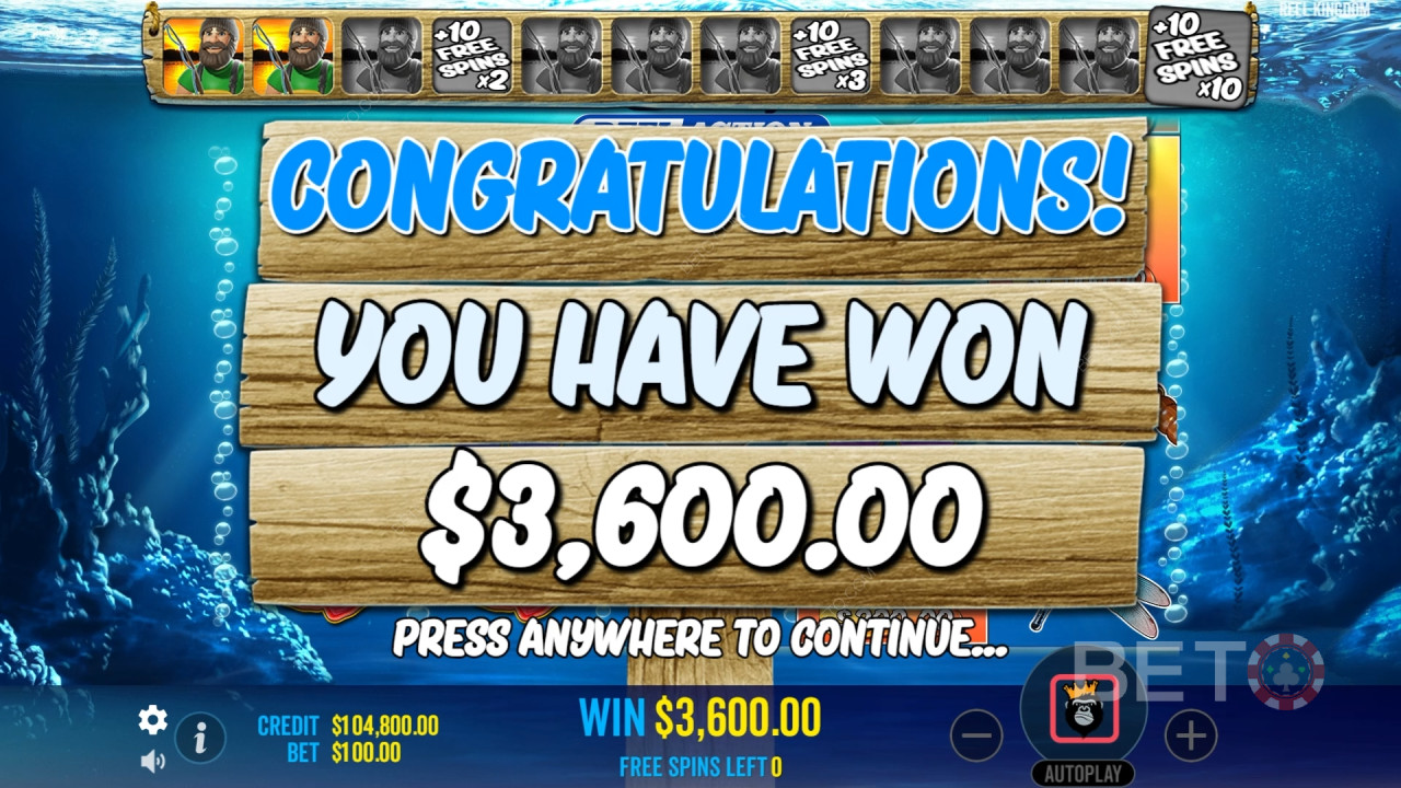Menangkan 2,100x taruhan Anda di Slot Online Aksi Gulungan Big Bass Bonanza!