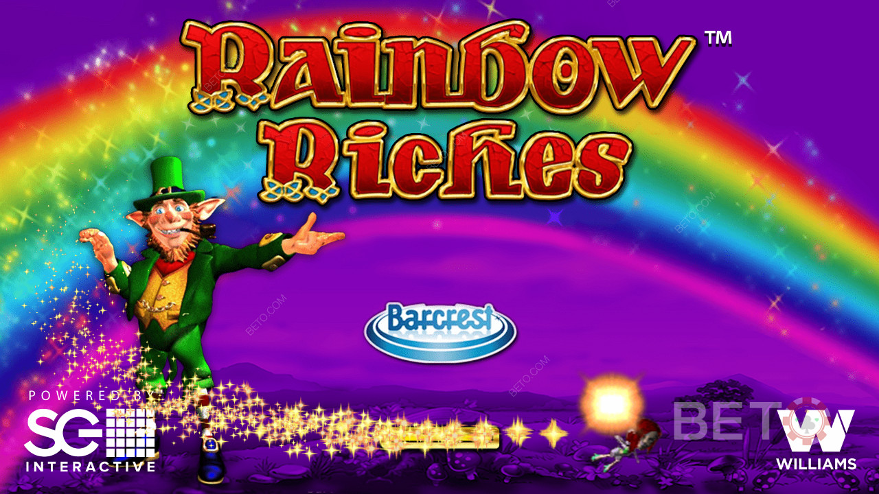 Layar pembuka slot online Rainbow Riches