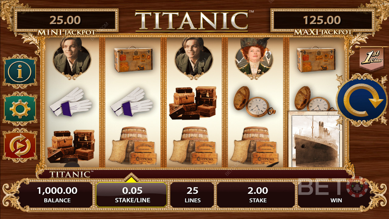 Nikmati petualangan besar di slot online Titanic di salah satu kasino online yang direkomendasikan BETO
