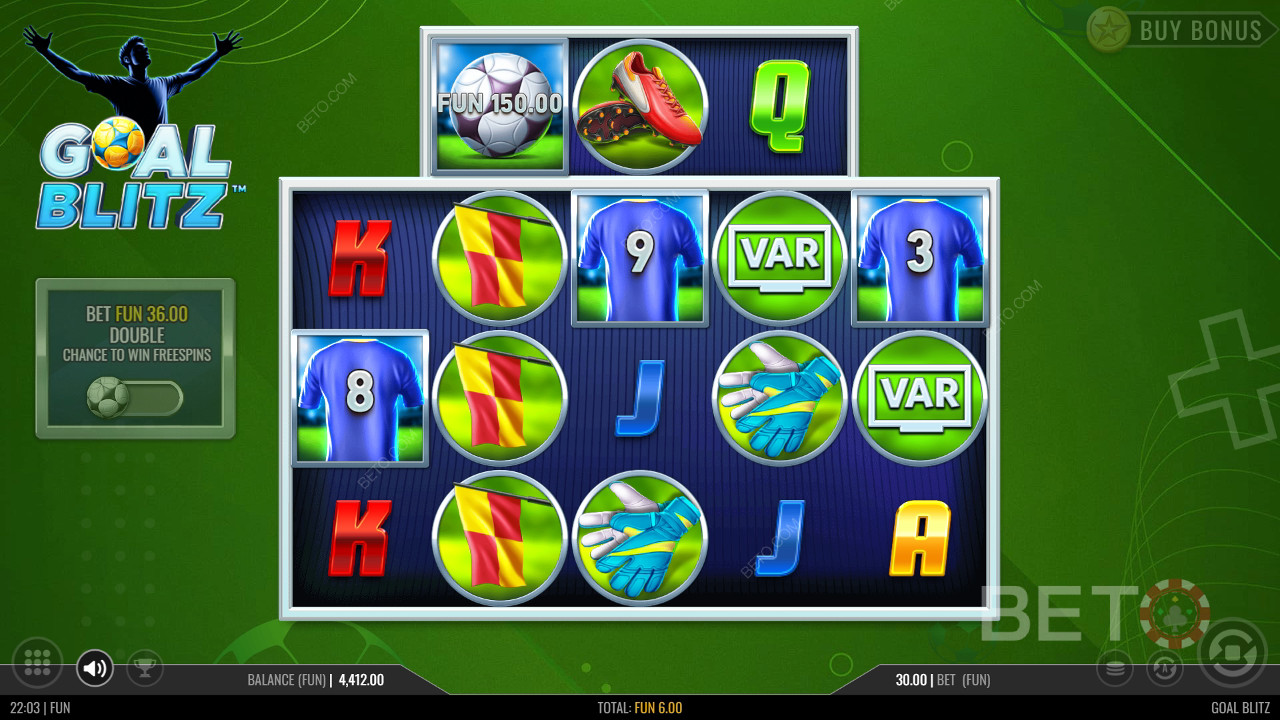 Ulasan Goal Blitz oleh BETO Slots