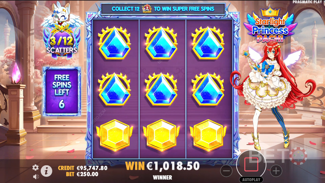Fitur Bonus Dijelaskan di Starlight Princess Pachi oleh Pragmatic Play