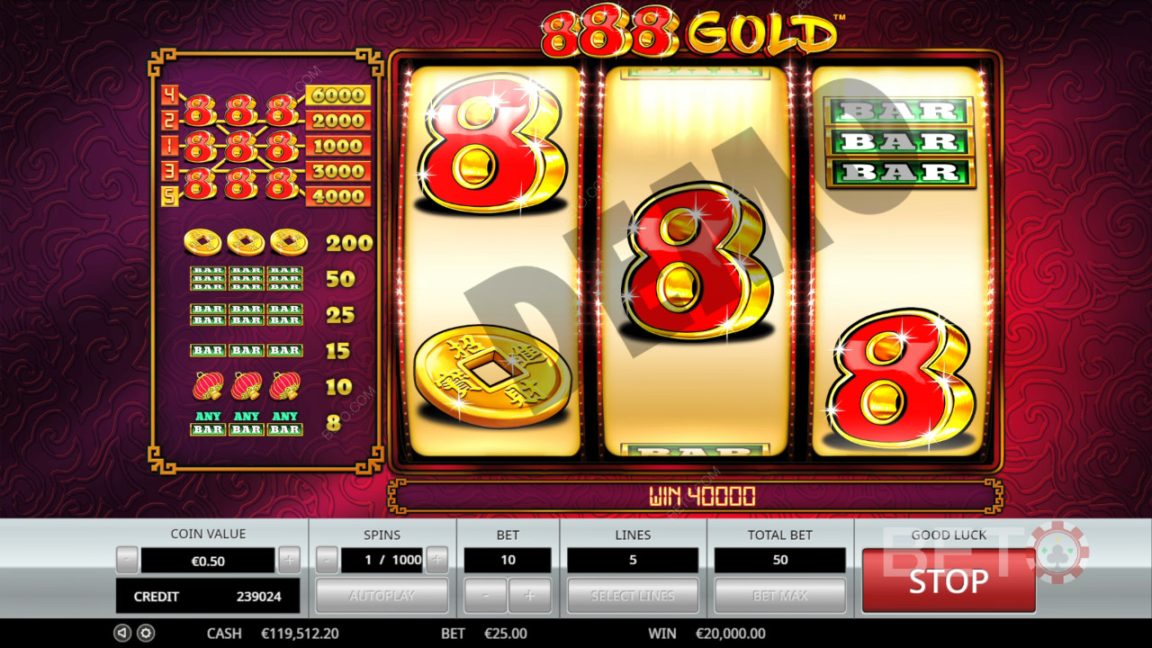 Ulasan 888 Gold oleh BETO Slots