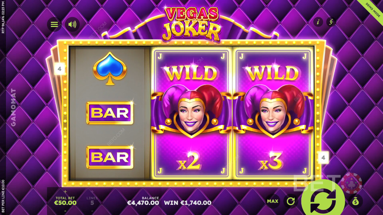 Vegas Joker (Gamomat) Main Gratis