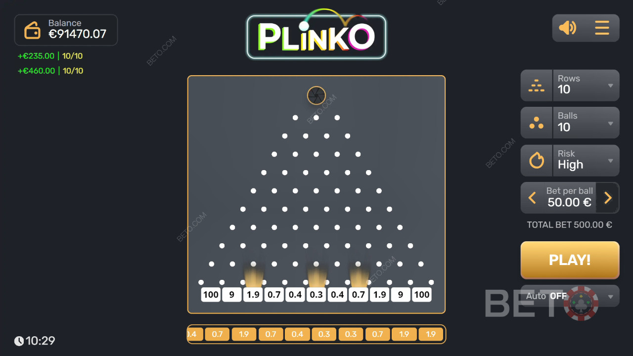Plinko Slot - Keputusan Kami