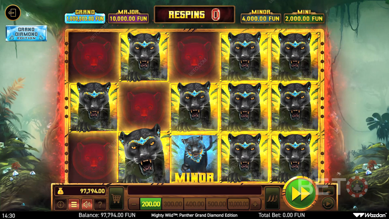 Mighty Wild: Review Panther Grand Diamond Edition oleh BETO Slots