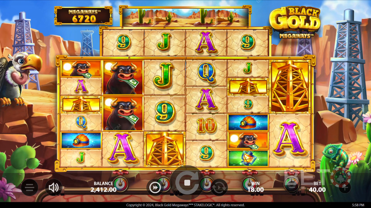 Ulasan Black Gold Megaways oleh BETO Slots