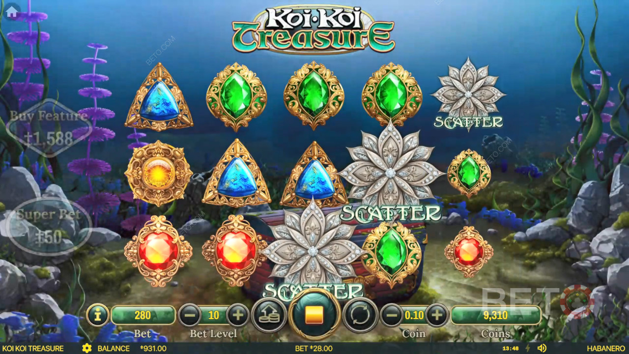 Ulasan Harta Karun Koi Koi oleh BETO Slots