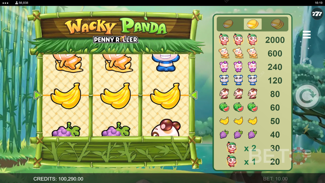 Ulasan Wacky Panda oleh BETO Slots
