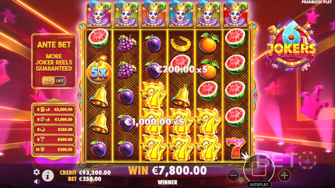 6 Jokers Main Gratis